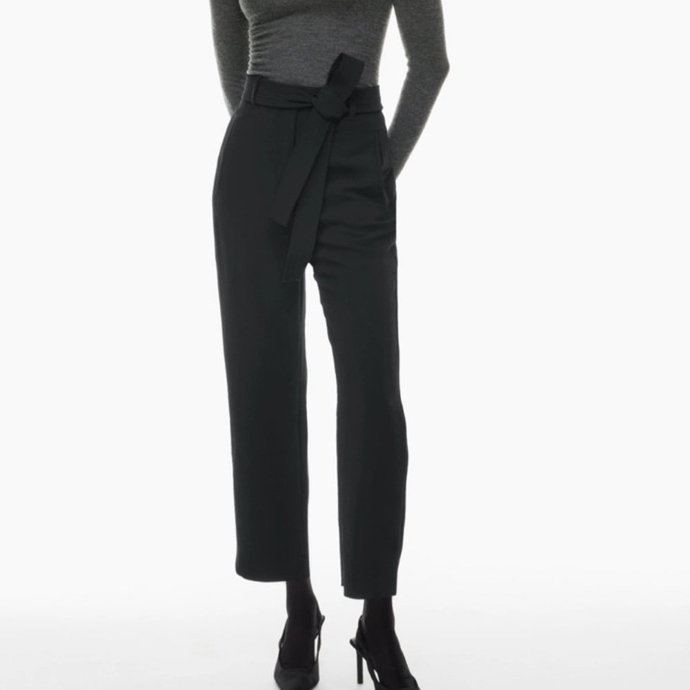 Aritzia dress pant front tie